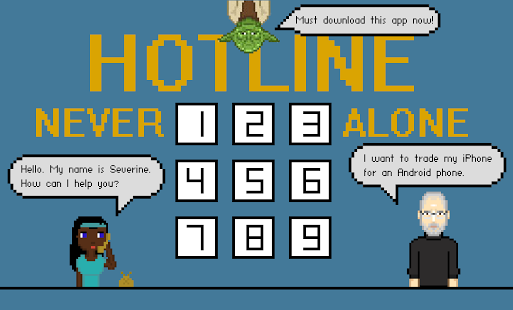 NEVER ALONE HOTLINE FREE GAME