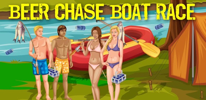 3D Beer Chase Boat Racing FREE