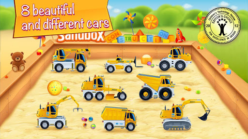 Cars in sandbox: Construction