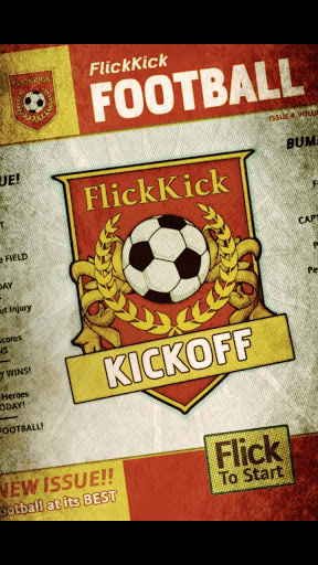 Flick Kick Football Kickoff