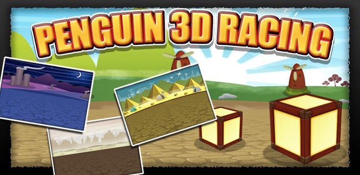 Penguin 3D Racing: Cube Wars