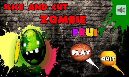 Slice And Cut Zombie Fruit
