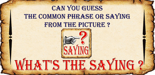 Whats the Saying? 1Pic-1Phrase