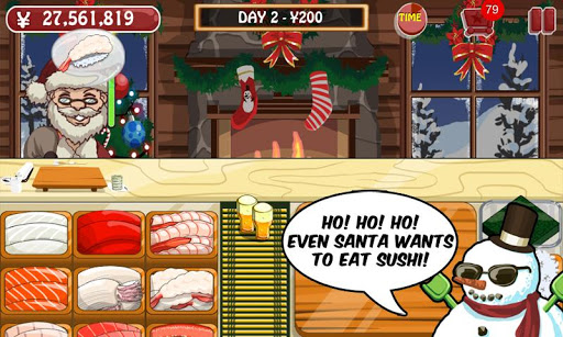 Sushi Friends Christmas Games