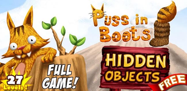 Hidden Object - Puss In Boots