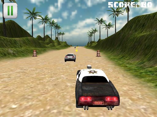 Dirt Police Car Chase Nitro 3D