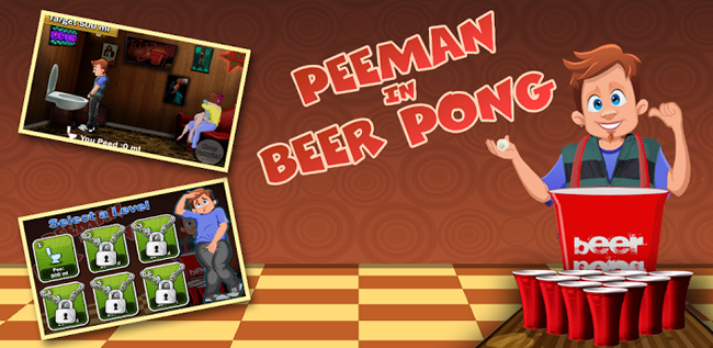 Run Peeman Run in Beer Pong