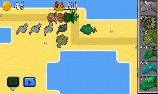 Dino Defense » Android Games 365 - Free Android Games Download