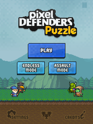 Pixel Defenders Puzzle