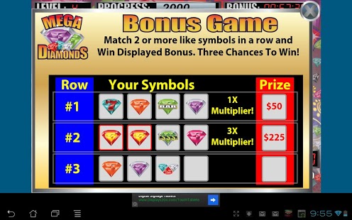 Mega Diamonds Slot Machine » Android Games 365 - Free Android Games