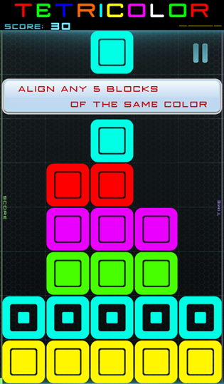 Tetricolor - free block tetris
