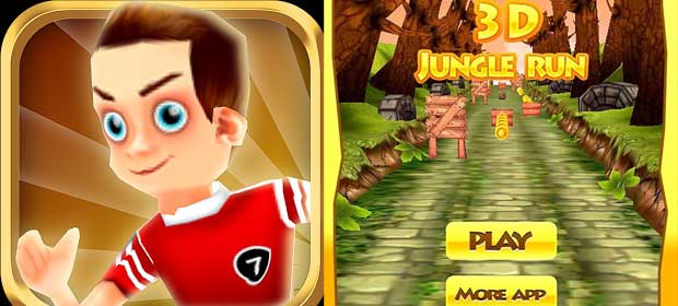 3D Jungle Runner : Racing Game