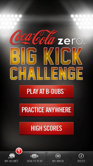 Coke Zero Big Kick Challenge