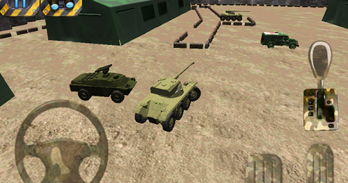 3D Tank driver parking War