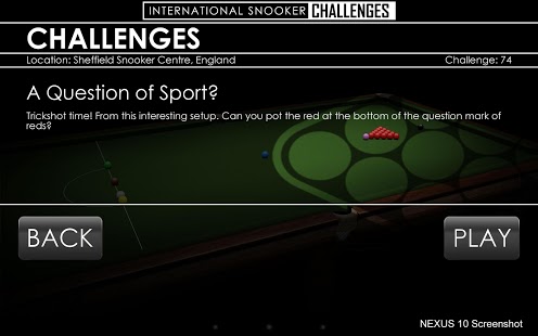 IS Snooker Challenges