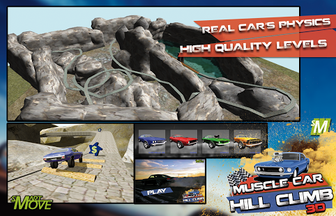 3d Hill Climb Muscle Cars 2014