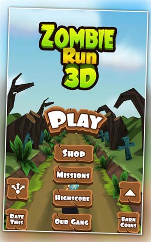 Zombie Run 3D : Road To Hell