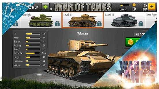 World of War Tanks for android download