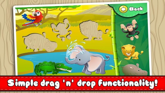 Animal Puzzle - Drag 'n' Drop
