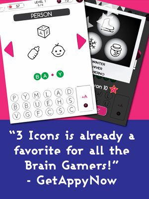 3 Icons 1 Word - Mind Puzzle