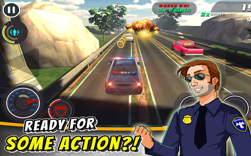 Cop Riot ! 3D Car Chase Race