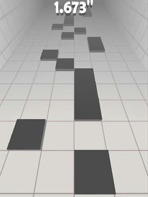 Don't tap the white tile 3D
