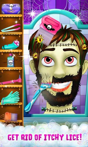 Hairy Face Salon Monster Shave