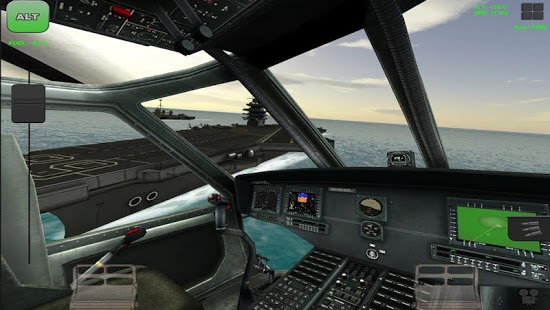 Carrier Helicopter Flight Sim