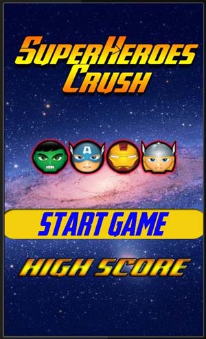 Super Hero Crush Match 3 Free