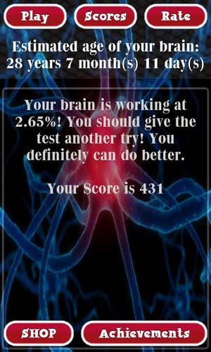 Brain Age Test free