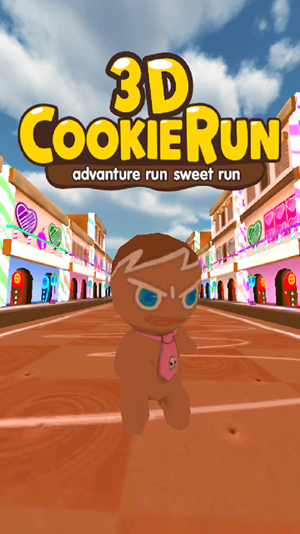 3D Cookie Man Run Rush