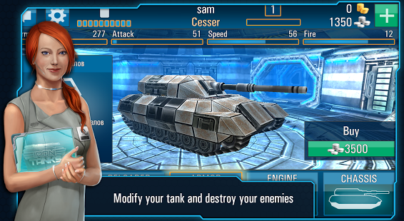 Iron Tanks: Tank War Game for ios download free