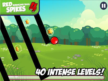Red Bouncing Ball Spikes ios store