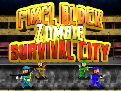 Block Zombie Pixel Highway 3D