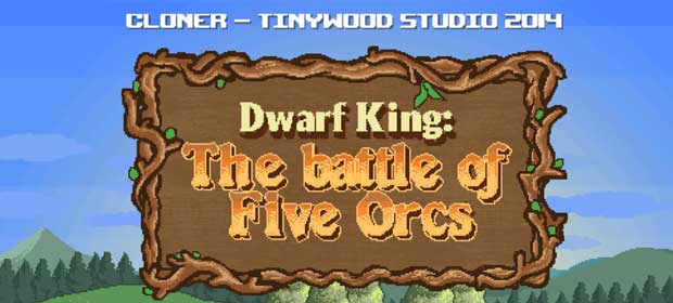Dwarf King - Five Orcs Battle
