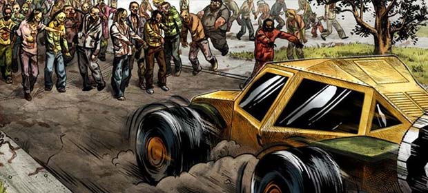 Zombie Rider: Run Smashing Car