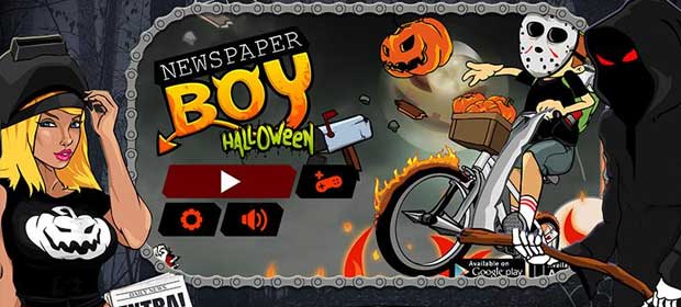 Newspaper Boy Halloween night