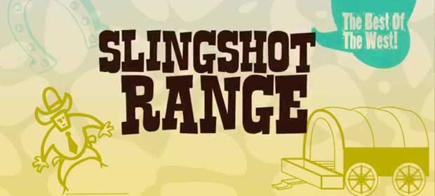 Slingshot range: Golden target
