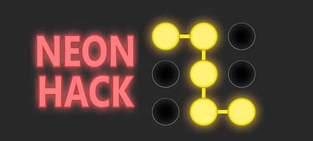 Neon Hack: Pattern Lock Game