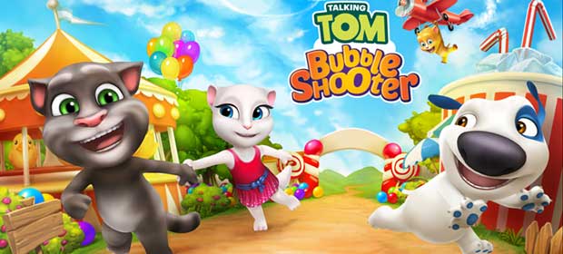 my talking tom bubble shooter download