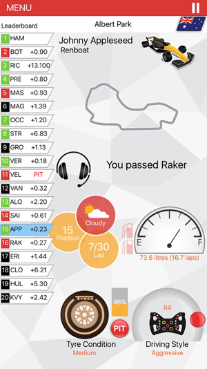 APEX Race Manager 2017