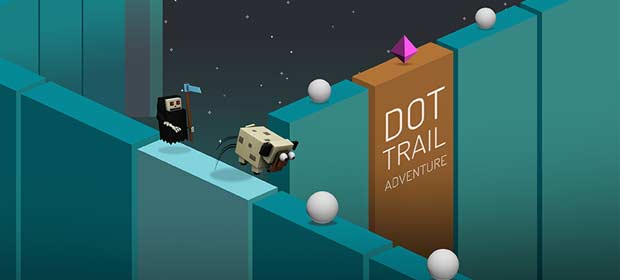 Dot Trail Adventure:Dash on the line, get the ball
