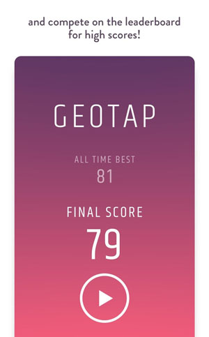 GeoTap Game